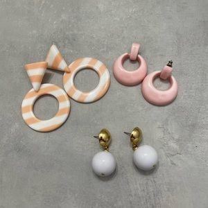 Vintage 1980’s Earrings - 3 pack